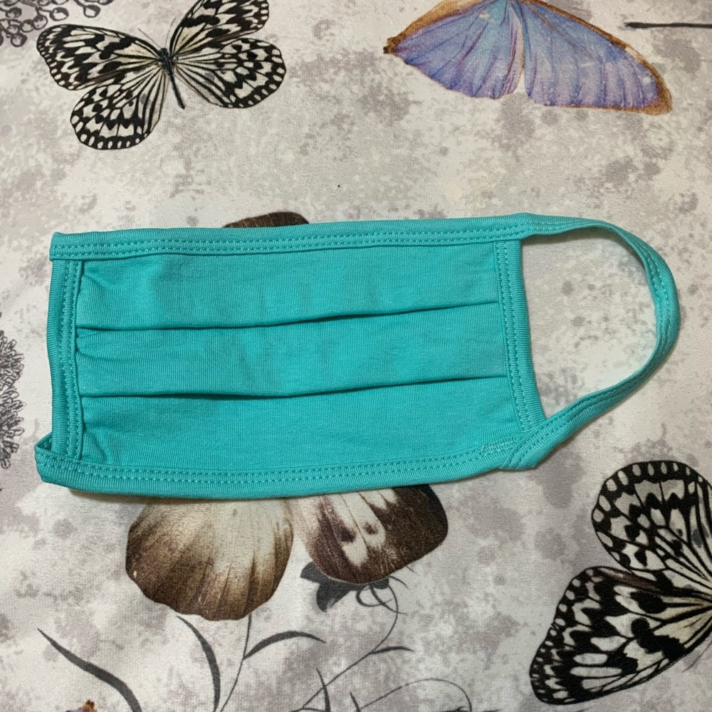 Washable/ Reusable Thick Cotton Face Mask- MINT